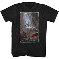 Escape From New York- Statue Of Liberty Cover on a black shirt