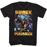 Escape From New York- Snake Plissken Collage on a black shirt