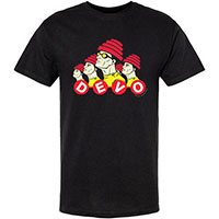 Devo- Energy Domes on a black shirt
