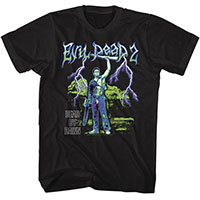 Evil Dead 2- Lightning on a black shirt