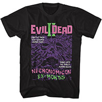 Evil Dead 2- Necronomicon Ex-Mortis on a black shirt