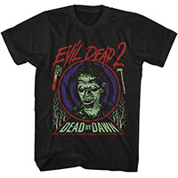 Evil Dead 2- Evil Ash on a black shirt