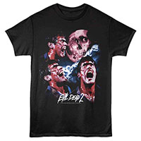 Evil Dead 2- Three Ash Moon on a black shirt