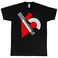 Generation X- Logo on a black shirt (Sale price!)