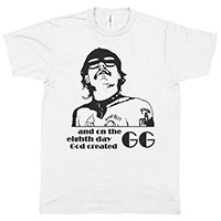 GG Allin- And On The Eighth Day God Created GG on a white shirt