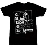 Chuck Berry- Legend on a black shirt (Sale price!)