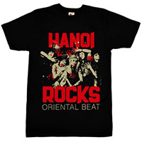 Hanoi Rocks- Oriental Beat on a black shirt (Sale price!)