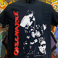 Discharge- Live Pic (Logo On Side) on a black shirt