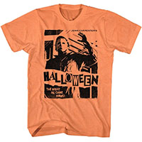 Halloween- Punk Flyer Style on an orange shirt