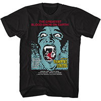 Hammer House Of Horror- Vampire Circus on a black shirt