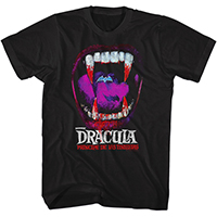 Hammer House Of Horror- Dracula, Principe De Las Tiniebas on a black shirt