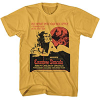 Hammer House Of Horror- Countess Dracula on a ginger shirt