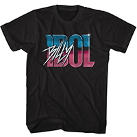 Billy Idol- Logo on a black shirt