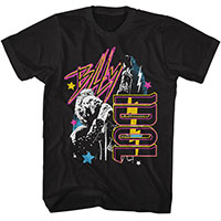 Billy Idol- Fist Up Neon Logo on a black shirt (Sale price!)