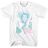 Billy Idol- Pastel Pic on a white shirt