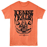 Ice Nine Kills- Halfway To Halloween on a heather orange shirt