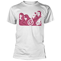 L7- Warp Band Pic on a white shirt
