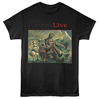 Live- Throwing Copper on a black shirt