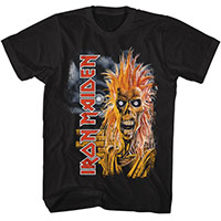 Iron Maiden- First Album Eddie on a black shirt