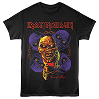 Iron Maiden- Piece Of Mind (Eddie & Chain) on a black shirt
