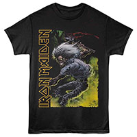 Iron Maiden- Axe Slash on a black shirt