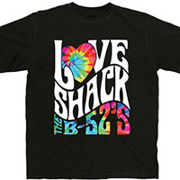 B-52s- Love Shack on a black shirt (Sale price!)