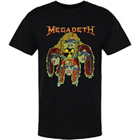 Megadeth- Nuclear Heads on a black shirt
