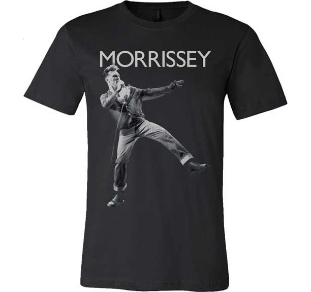 Morrissey- Kick (Live Pic) on a black shirt
