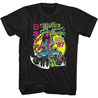 Motley Crue- Japan Tour '87 on a black shirt