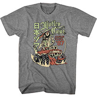 Motley Crue- Japan Tour '87 on a heather grey shirt