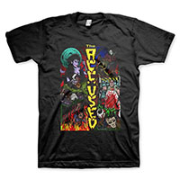 Accused- Collage on a black shirt