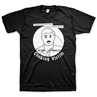 Choking Victim- Things Keep Getting Caught In My Throat on a black shirt