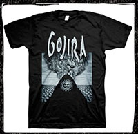 Gojira- Elements on a black shirt