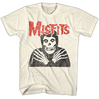 Misfits- Crossed Arm Fiend on a natural shirt