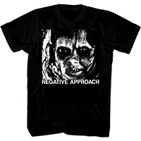 Negative Approach- Face on a black shirt