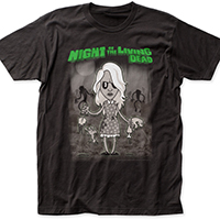 Night Of The Living Dead- Rubberhose Art on a black shirt (Sale price!)