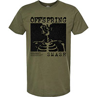 Offspring- Smash on an army green shirt