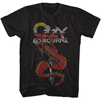 Ozzy Osbourne- Cobra on a black shirt