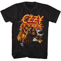 Ozzy Osbourne- Bark At The Moon on a black shirt