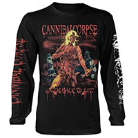 Cannibal Corpse- Eaten Back To Life on a black long sleeve shirt