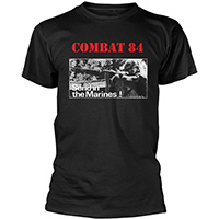 Combat 84- Send In The Marines on a black shirt