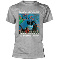 Toxic Reasons- Kill By Remote Control on a heather grey shirt