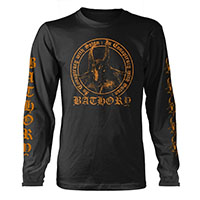 Bathory- In Conspiracy With Satan on a black long sleeve shirt