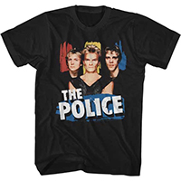 Police- Synchronicity Band Pic on a black shirt