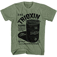 Return Of The Living Dead- Trioxin on a heather green shirt