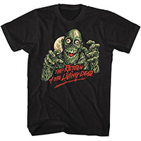 Return Of The Living Dead- Zombie Moon on a black shirt