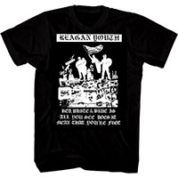 Reagan Youth- Red White & Blue Is All You See on a black shirt