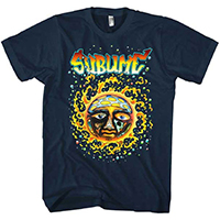 Sublime- Sun on a navy shirt