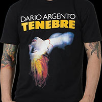 Tenebre- Movie Poster on a black shirt (Dario Argento) (Sale price!)