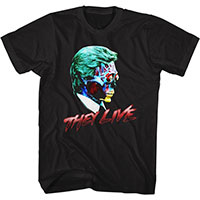 They Live- Side View Alien on a black shirt